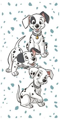 Disney 101 Dalmatiner Handtuch Strandtuch Badetuch Lucky Patch Hundewelpen gepun