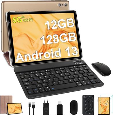 SEBBE Tablet 10 Zoll Android 13 PC 12GB RAM + 128GB ROM (1TB TF) Octa-Core 2.0