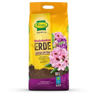 frux® Rhododendron- & Moorbeeterde niedriger pH-Wert Natürlich Gut - 18 Liter