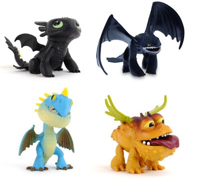 Spin Master - DreamWorks - Dragons Figuren 4er Set Drachenzähmen leicht gemacht