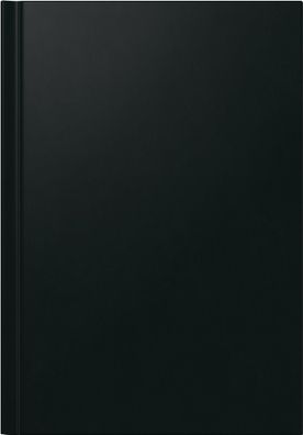 Buchkalender Ultraplan, 1 Tag auf 2 Seiten, schwarz, Maße: 19 x 27,5 cm, 864 ...