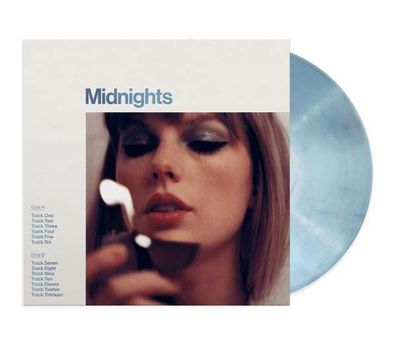 Taylor Swift - Midnights (Limited Special Edition) (Moonstone Blue Marbled Vinyl) ...