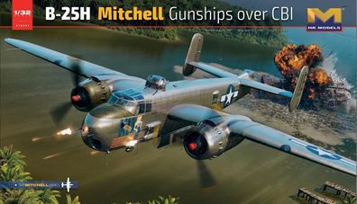 1/32 B-25J Mitchell Gunships OVER CBI 01E037