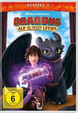 Dragons - Staffel #3 (DVD) 4DVDs Auf zu neuen Ufern, Dreamworks - Universal Pictur...
