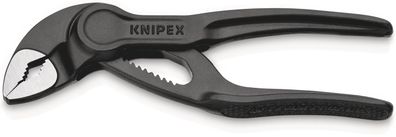KNIPEX 87 00 100 Cobra® XS Wasserpumpenzange 100 mm aufgeprägte raue Oberfläche ...