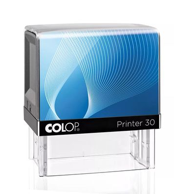 COLOP Stempel Printer IQ 30 mit individueller Textplatte/ Logo Textstempel