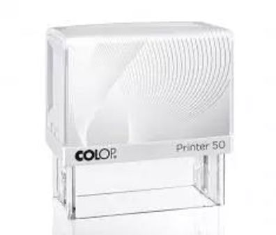 COLOP Stempel Printer IQ 50 mit individueller Textplatte/ Logo Textstempel