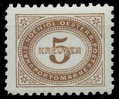 Österreich Portomarken 1894 Nr 4A postfrisch X7428AA