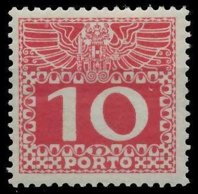 Österreich Portomarken 1908 11 Nr 38y postfrisch X7428E6