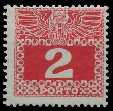 Österreich Portomarken 1908 11 Nr 35y postfrisch X7428DA