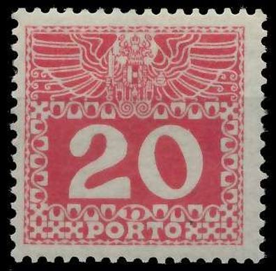 Österreich Portomarken 1908 11 Nr 40y ungebraucht X7428EA