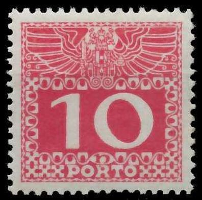 Österreich Portomarken 1908 11 Nr 38z postfrisch X742926