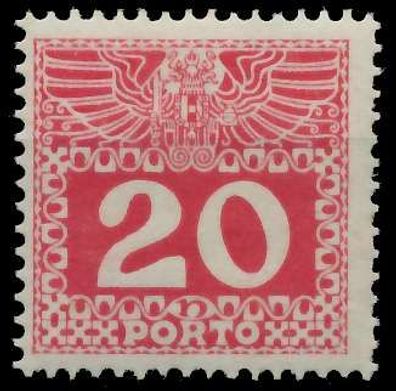 Österreich Portomarken 1908 11 Nr 40z postfrisch X74292E