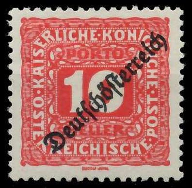 Österreich Portomarken 1919 Nr 65 postfrisch X742952