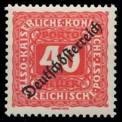 Österreich Portomarken 1919 Nr 70 postfrisch X74295E