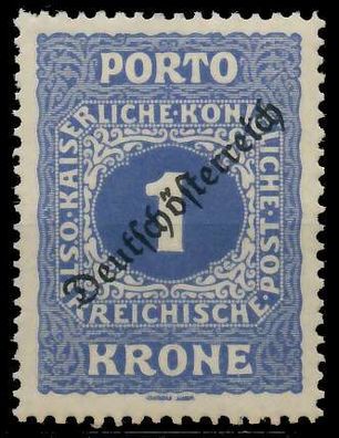 Österreich Portomarken 1919 Nr 72 postfrisch X74295A