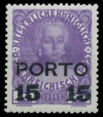 Österreich Portomarken 1916 17 Nr 59 postfrisch X742972