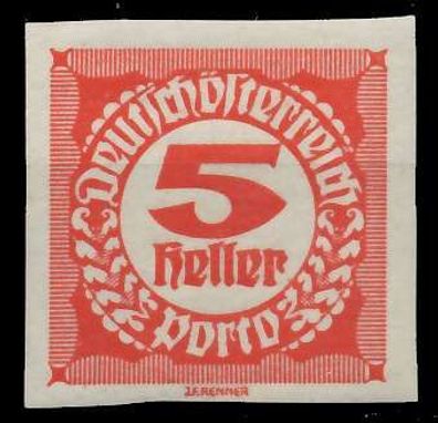 Österreich Portomarken 1920 21 Nr 93 postfrisch X74299A