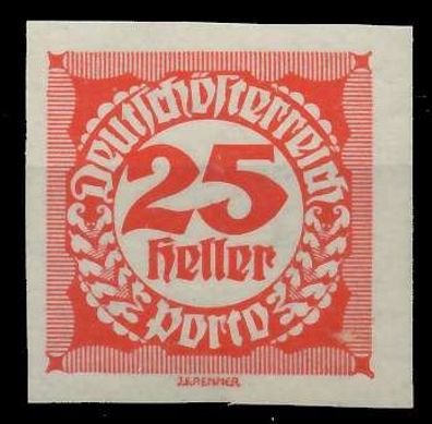 Österreich Portomarken 1920 21 Nr 97 postfrisch X74298E