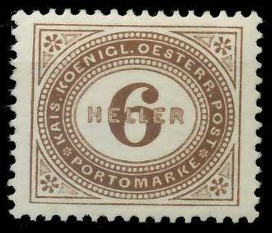 Österreich Portomarken 1900 Nr 27A postfrisch X7429DA