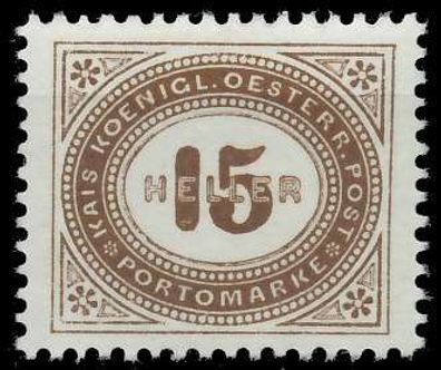 Österreich Portomarken 1900 Nr 30A postfrisch X7429E6