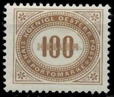 Österreich Portomarken 1900 Nr 33A postfrisch X7429F6