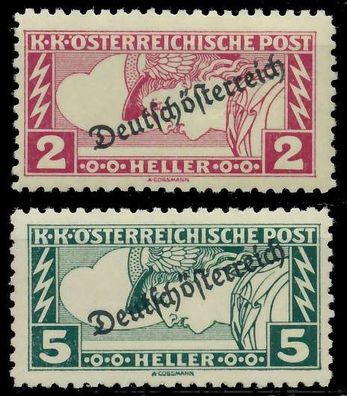Österreich 1919 Nr 252B-253B postfrisch X742BF2
