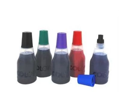 Stempelfarbe zum Nachfüllen für Stempelkissen geeignet für Gummi- und Polymerstempel
