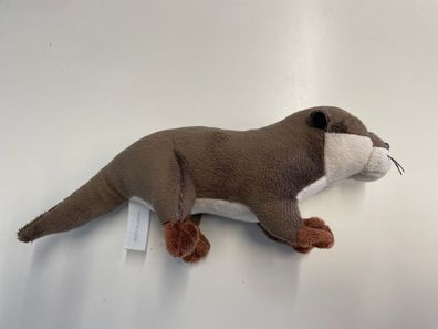 Plüsch Otter 29 cm , Kuscheltier, Heimische Tiere