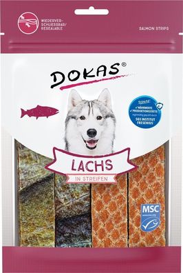 DOKAS - Lachs in Streifen 8er Pack (8 x 100g)