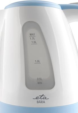 eta Wasserkocher BARA 1,7 liter 2200 W Abschaltautomatik Überhitzungsschutz weiß