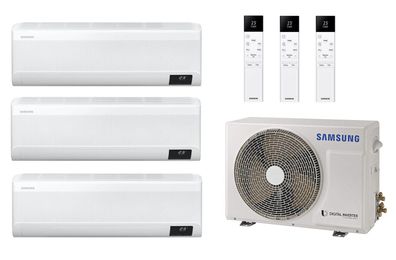 Samsung Multi Split Klimaanlage 3x WIND-FREE Elite 2,5 kW + AJ052TXJ3KG/ EU 5,2 kW