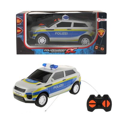 Toi-Toys 23529A - Ferngesteuertes Auto - Polizei mit Blaulicht und Sirene (16cm)