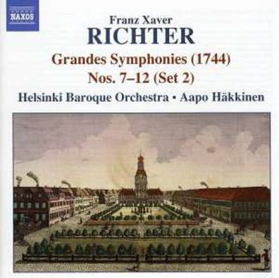Franz Xaver Richter (1709-1789): Grandes Symphonies VII-XII (1744) Set 2 - Naxos 074
