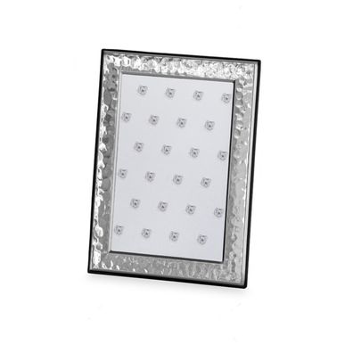 kleiner echt 925 Silber Fotorahmen 9 x 13 cm gehämmerter Rahmen