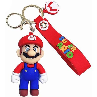 Mario Schlüsselanhänger Schlüsselring Super Mario Heroes Held Schlüsselbund Keychain
