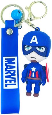 Captain America Schlüsselanhänger Schlüsselring Marvel Hero Schlüsselbund Keychain