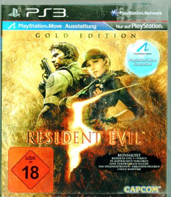 Resident Evil 5 - Gold Edition [Software Pyramide] - PS3 Spiel USK18 Gebraucht