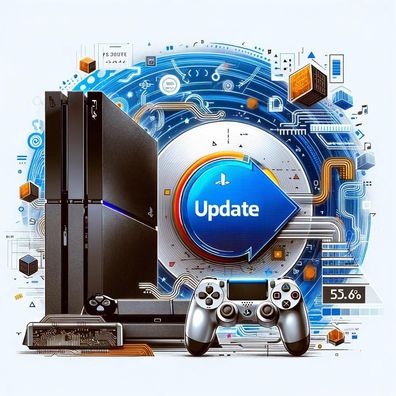 PS4 Update-Service, verlangt ein Update, zeigt einen Fehlercode, startet in den ...