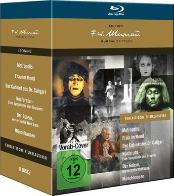 Fantastische Filmklassiker BOX (BR) 8Disc, Murnau Stiftung - Leonine - (Blu-ray Vid