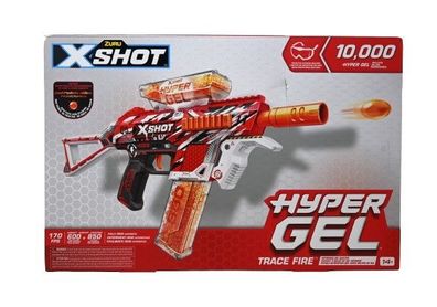 X-Shot Hyper Blaster Trace Fire mit 10.000 Kugeln von ZURU Spielzeugpistole
