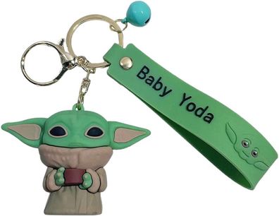 Grogu Schlüsselanhänger Schlüsselring Mandalorian Yoda Heroes Schlüsselbund Keychain