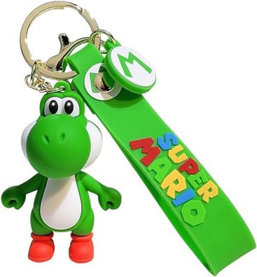 Yoshi Cartoon Schlüsselanhänger Schlüsselring Super Mario Hero Schlüsselbund Keychain