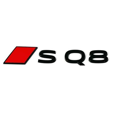 Original Audi SQ8 Schriftzug Audi Sport Raute Emblem Aufkleber schwarz 4M8853740D5FQ