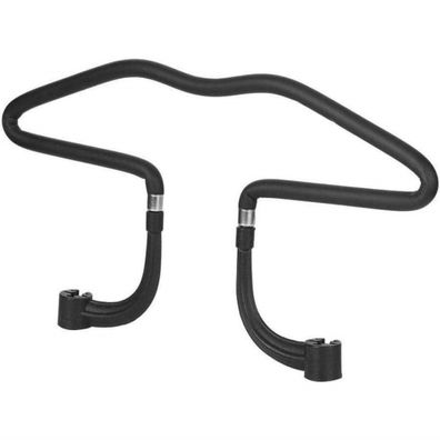 Premium Kopfstützen-Kleiderbügel in Schwarz geeignet für das Auto aus Edelstahl ...