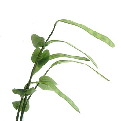 Kaemingk Buschbohnenstiel Grün mit breiten Hülsen 115 cm - Kunstpflanzen
