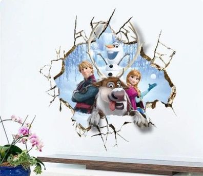 Princess Elsa 3 Aufkleber Für Kinder Zimmer