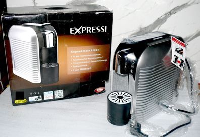K-FEE WAVE Expressi Kapselmaschine Kaffeeautomat Espresso 19Bar 1455W 1L Silber
