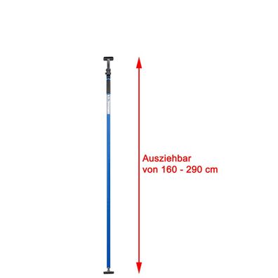 Montagestütze 160 - 290 cm (blau) | Allegra24. de