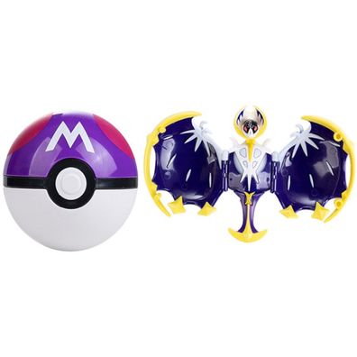 Pokéball mit Pokémon-Figuren (Modell: Lunala)